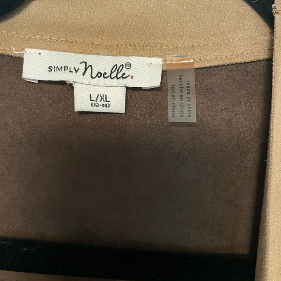 Simply Noelle Sweater Jacket Size L/XL - Picture 7 of 7